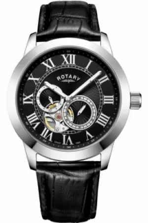 Image of Mens Rotary Exclusive Open Heart Automatic Watch GS00610/10