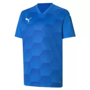 Image of Puma 21 Graphic Jersey Junior Boys - Blue