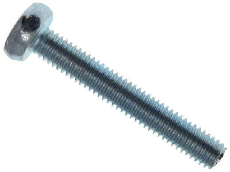 Image of Metalmate Memmspan0640 Machine Screw Pozi Compatible Pan Head Zp M6 X 40mm Box 25 Memmspan0640