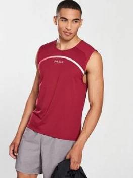 Image of Nike Running Tailwind Tank Red Crush Size S Men