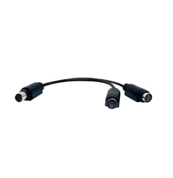 Image of AVer RS232 Y Adapter (Mini DIN8(M) to Din 9 (F), 60mm for...