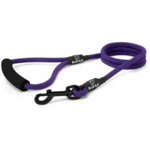 Image of Strong Nylon Rope Dog Puppy Pet Lead Leash with Clip for Collar Harness - Purple - Large - Bunty