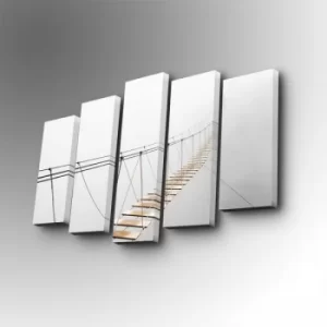 Image of 5PUC-100 Multicolor Decorative Canvas Painting (5 Pieces)