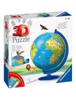 Image of Ravensburger Children'S World Map 3D Puzzle, 180Pc