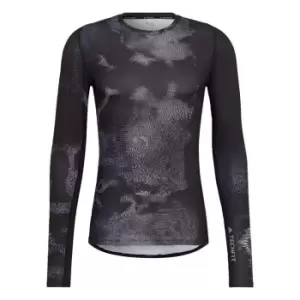 Image of adidas Techfit Allover Print Training Long-Sleeve Top Men - Multi
