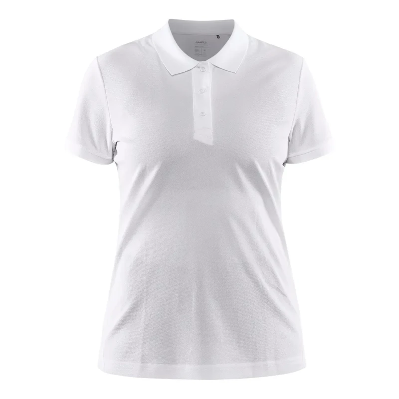 Image of Womens Polo shirt Craft core unify Blanc Female M