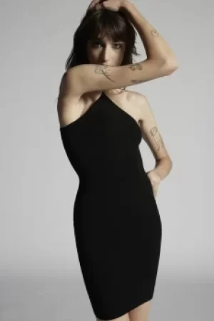 Image of DSQUARED2 Women Dress Black Size L 70% Viscose 30% Polyester