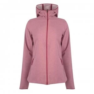 Image of Columbia Heather Softshell Jacket Ladies - Wine Berry