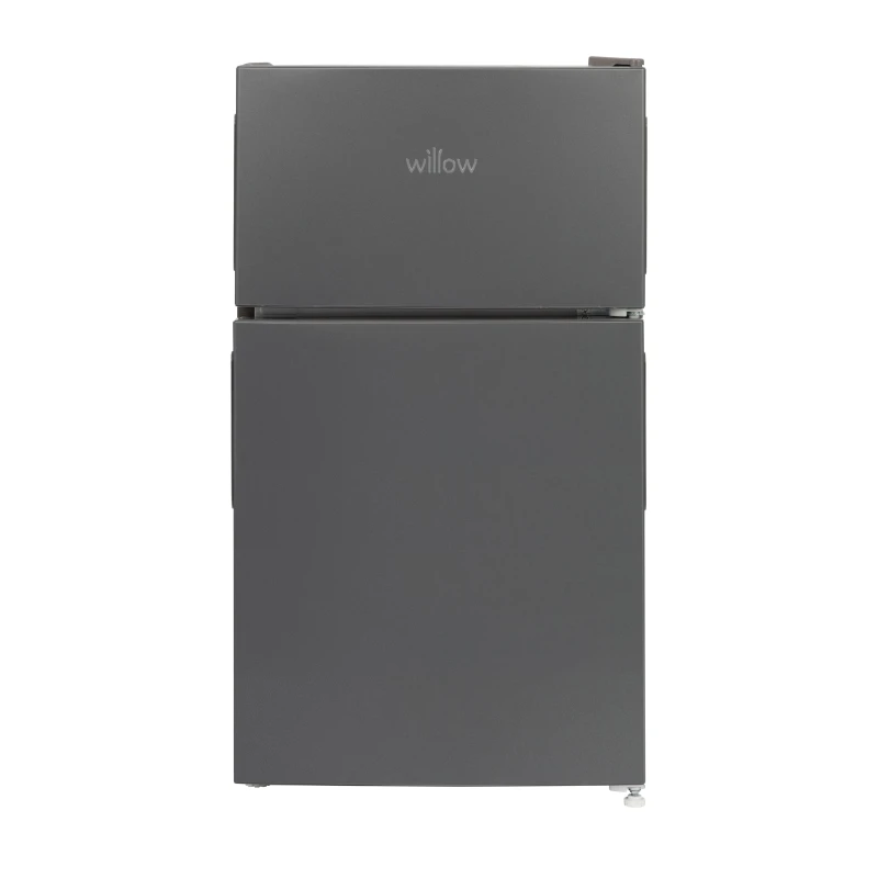Image of Willow Under Counter Fridge Freezer with 4* Freezer Rating 86L Grey Grey Unisex