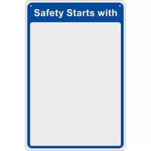 Image of PPE Safety Check Mirror - Are you wearing the correct PPE - 300mm x 200mm