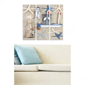 Image of MDF56538637 Multicolor Decorative MDF Painting (3 Pieces)