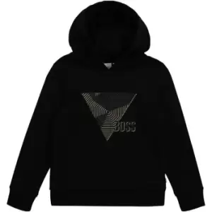 Image of Boss Hooded fleece sweatshirt - Black