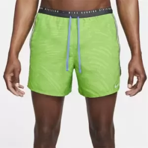 Image of Nike Dri-FIT Run Division Stride Mens 5 Brief-Lined Running Shorts - Green
