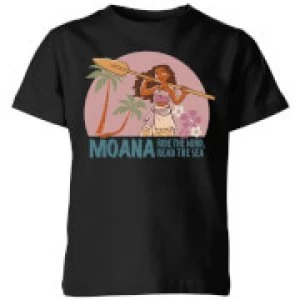 Image of Moana Read The Sea Kids T-Shirt - Black - 3-4 Years