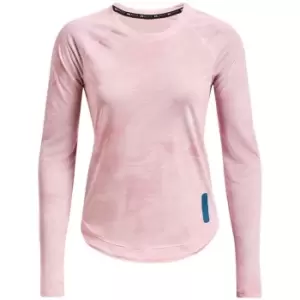 Image of Under Armour Anywhere Striker Long Sleeve T Shirt Womens - Pink