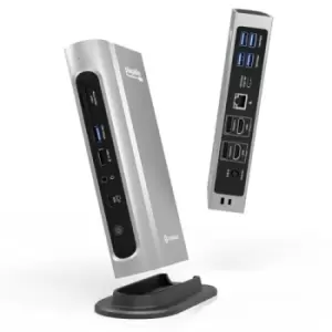 Image of Plugable Technologies 16-in-1 Thunderbolt 4 Dock with 100W Charging 4K Quad Monitor Setup for Thunderbolt 4 Windows Laptops