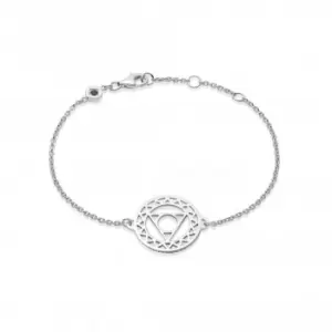Image of Throat Chakra Chain - Silver Bracelet CHKBR1012