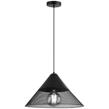 Image of Forlight Lighting - Forlight Maya - Dome Hanging Pendant E27 40W Black