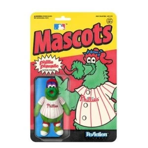 Image of MLB Mascot ReAction Action Figure Philadelphia Phillies Phillie Phanatic 10 cm