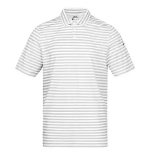 Image of Slazenger Stripe Polo Shirt Mens - White