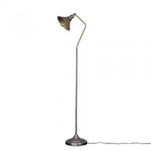 Image of Corinthia Aged Nickel Angled Floor Lamp