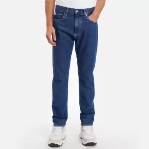 Image of Calvin Klein Jeans Standard Straight Cotton-Blend Denim Jeans - W28/L32