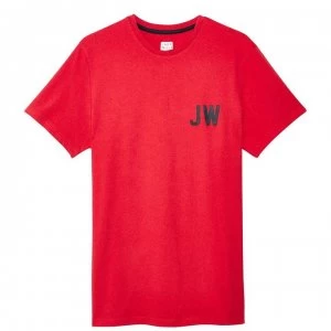 Image of Jack Wills Bedwyn Graphic T-Shirt - Red