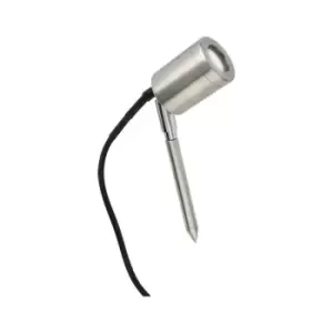 Image of Knightsbridge Voltage LED Stainless Steel Spike Light, IP65 1W White Low