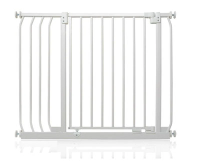 Image of Safetots Elite Pressure Safety Gate, 89Cm - 98Cm, Matt White, Pressure Fit Stair Gate