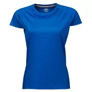 Image of Tee Jays Womens/Ladies Cool Dry Short Sleeve T-Shirt (XL) (Sky Diver)
