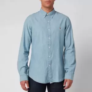 Image of Polo Ralph Lauren Mens Slim Fit Shirt - Chambray - S