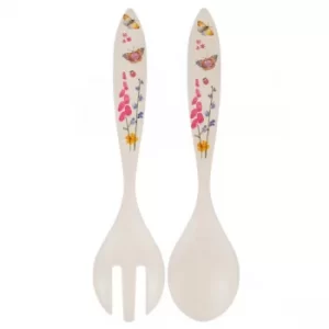 Image of Butterfly Garden Bamboo Serveset