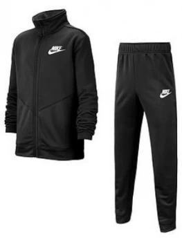 Image of Boys, Nike Kids B Nsw Core Trk Ste Ply Futura, Black, Size L, 12-13 Years