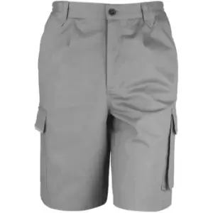 Image of Result Unisex Work-Guard Action Shorts / Workwear (M) (Grey) - Grey