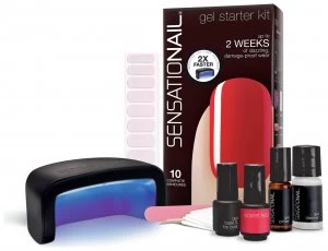 Image of SensatioNail Scarlet Red Gel Starter Kit