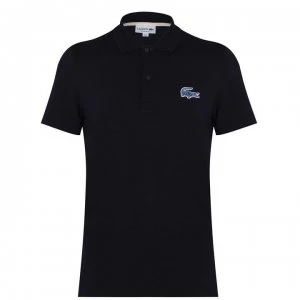 Image of Lacoste Spellout Croc Logo Polo Shirt - Abysm HDE