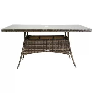 Image of Charles Bentley Napoli Rectangular Rattan Dining Table