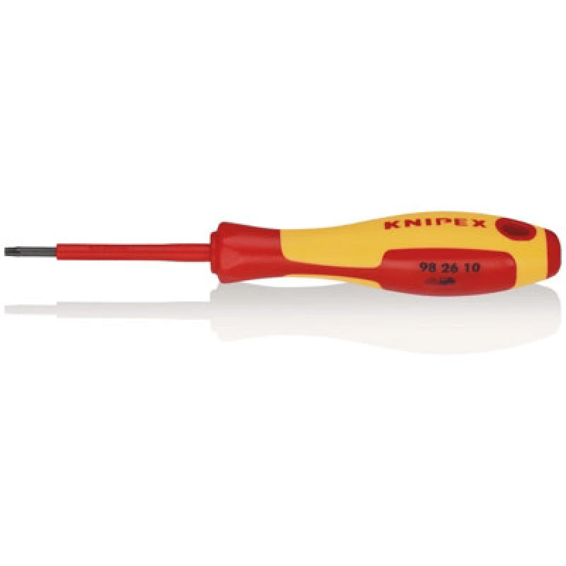 Image of Knipex 98 26 10 Vde Insulated Torx Screwdriver, Tx10 X 60mm 34658