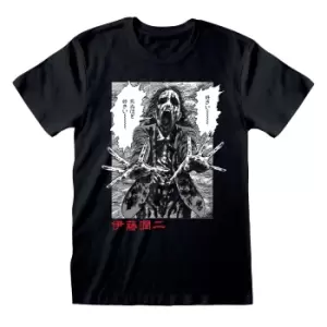 Image of Junji-Ito Mens Ghoul T-Shirt (S) (Black)