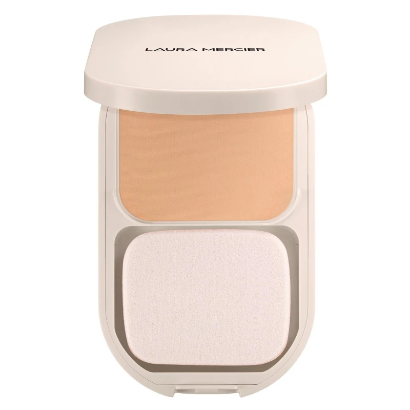 Image of Laura Mercier Real Flawless Feathermatte Powder Foundation 2WCrme Careml female One Size