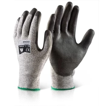 Image of Pu Coated Cut 5 Glove Black - Size XL