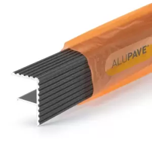 Image of Alupave Fireproof Decking Board Endstop Bar 2M Grey