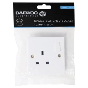Image of Daewoo Single-Switched Socket - 13 Amp