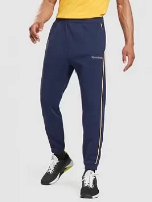 Image of Reebok Training Essential Piping Jogger, Navy Size M Men