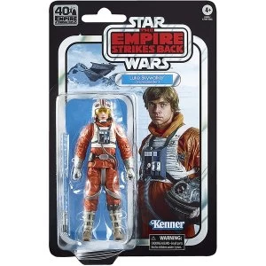 Image of Luke Skywalker Snowspeeder (Star Wars) Black Series 40th Anniversary Retro Action Figure