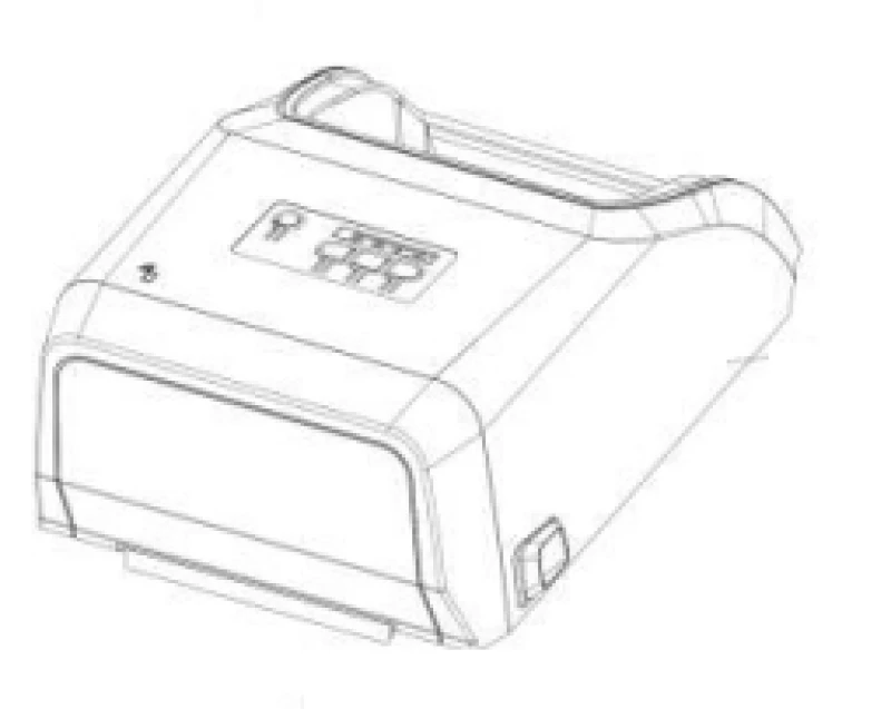 Image of Zebra P1112640-202 printer/scanner spare part Cover