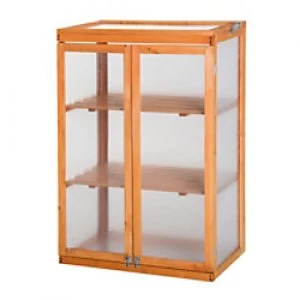 Image of OutSunny Garden Greenhouses Outdoors Waterproof Wood 440 mm x 580 mm x 780 mm