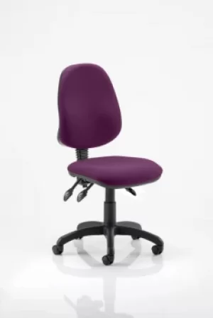 Image of Eclipse III Lever Task Operator Chair Bespoke Colour Purple