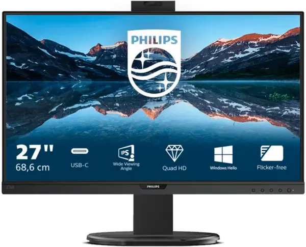 Image of Philips B Line 27" 276B9H/00 Quad HD LED Monitor