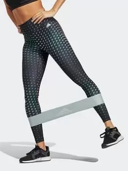 Image of Adidas Training Brand Love 7/8 Leggings - Black